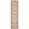 Edge Collections - 2' X 8' - Brown - Stain-Resistant Oriental Runner Rug with Fringe - 1 Piece